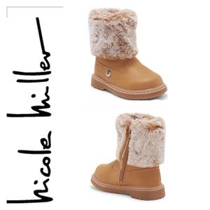 Nicole Miller Faux Fur Boots - kids